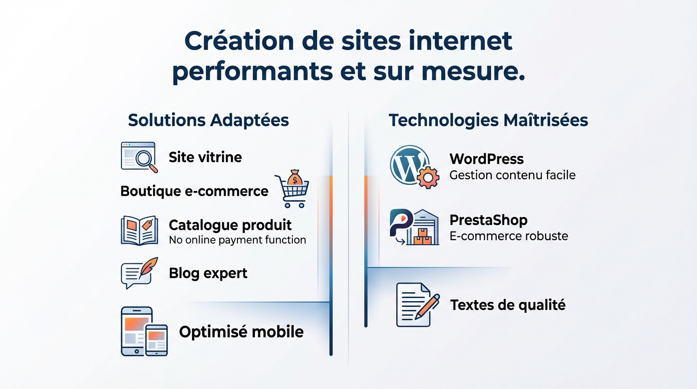 Expertise en création de sites internet performants et sur mesure