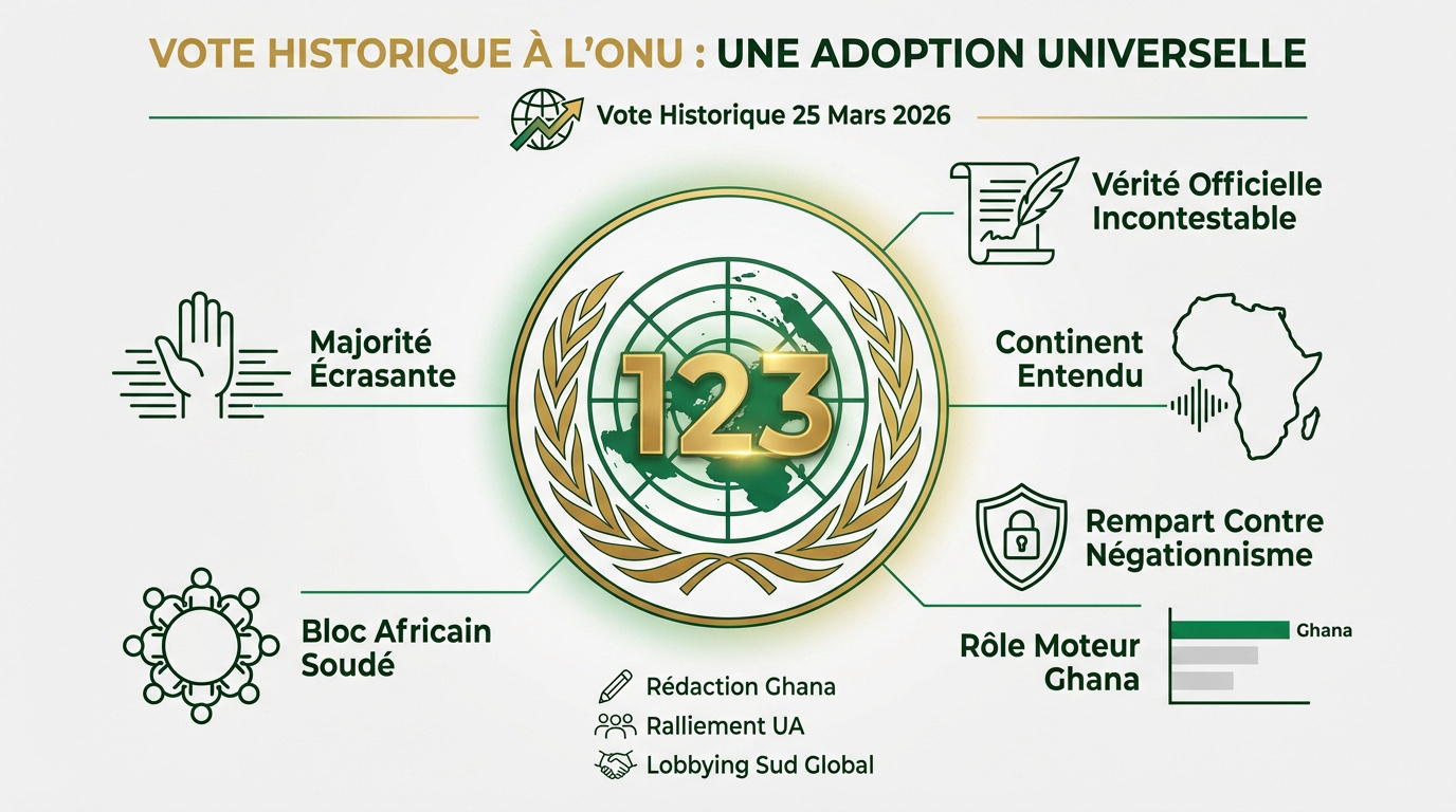 Vote historique à l'Assemblée générale de l'ONU pour la reconnaissance de l'esclavage comme crime contre l'humanité