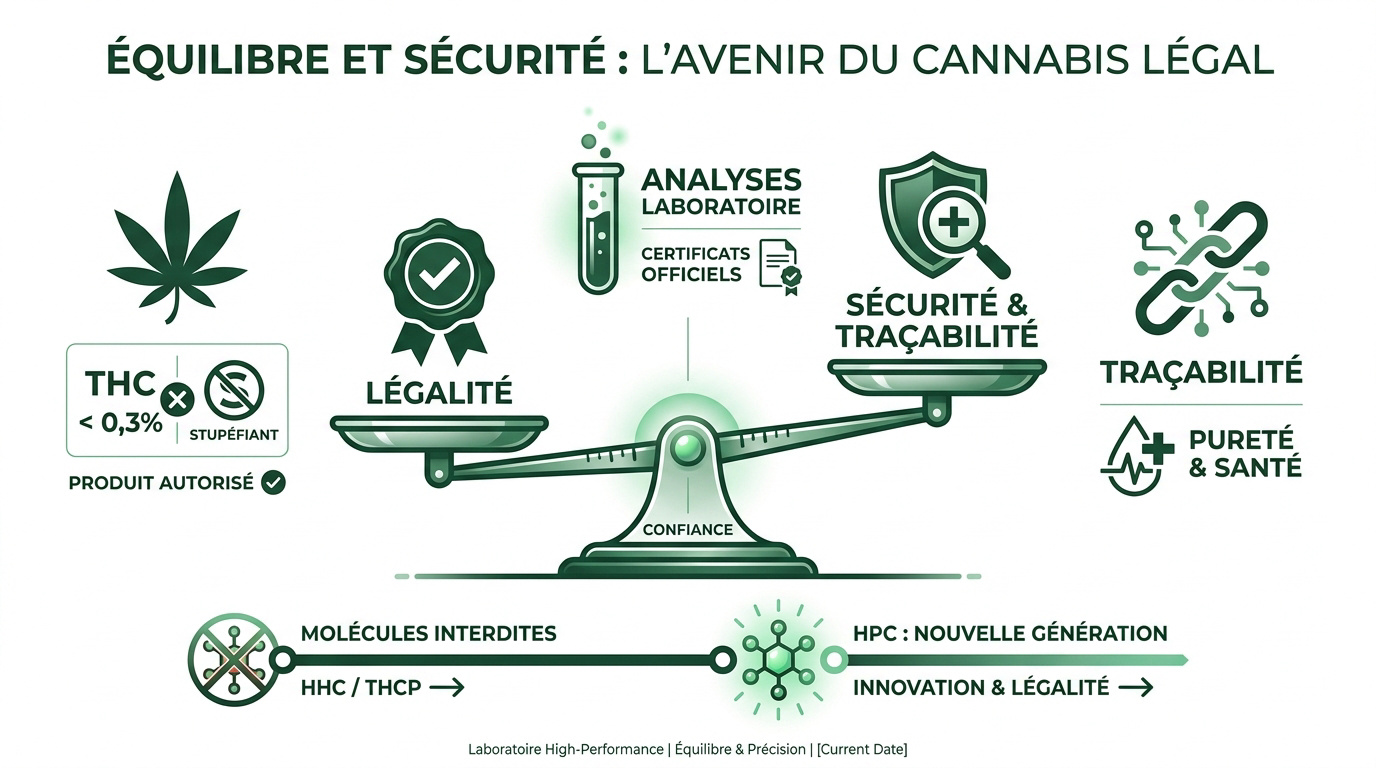 Analyse en laboratoire pour la sécurité des fleurs de cannabis légal