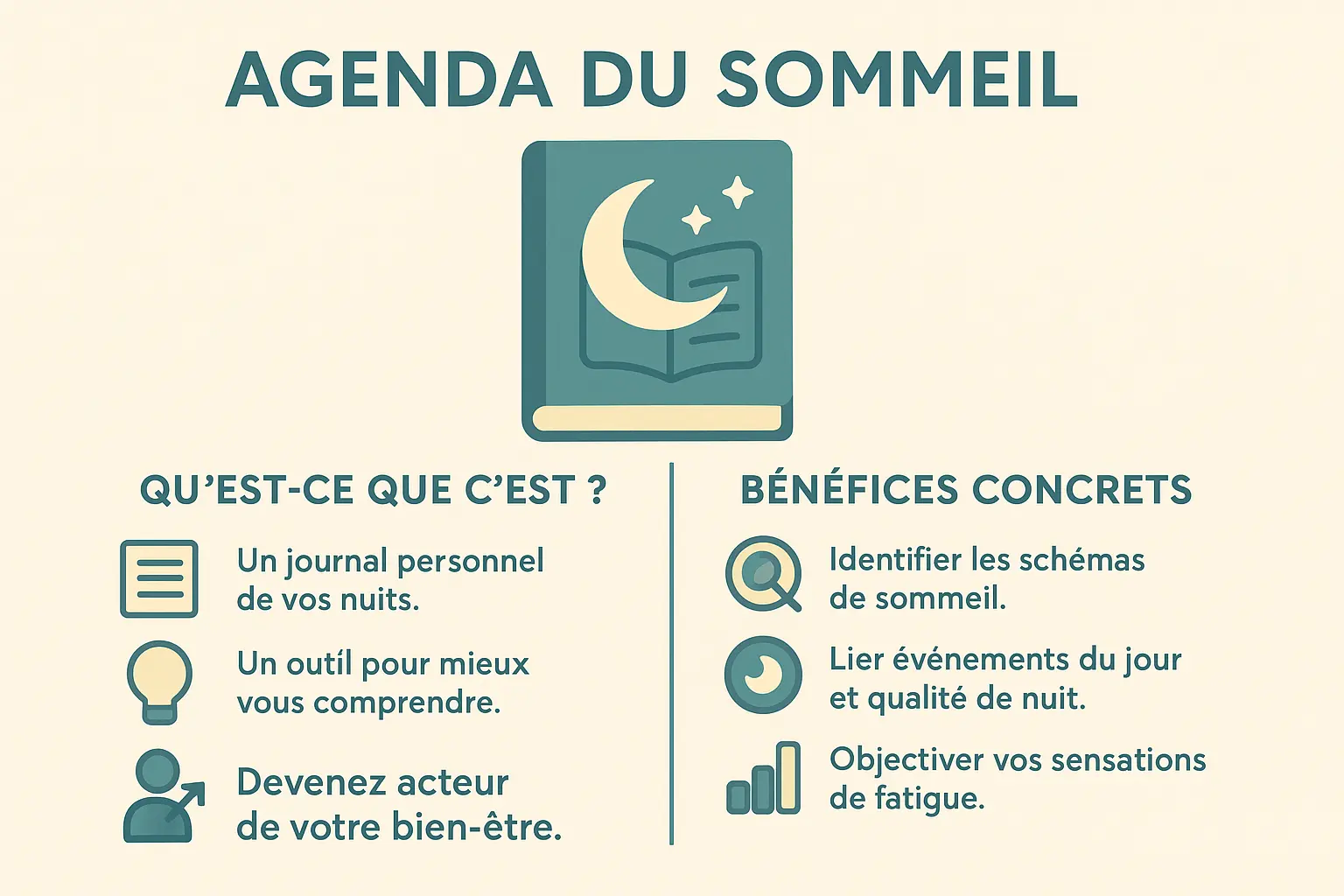 Agenda Du Sommeil Suivez Vos Nuits Pour Mieux Dormir — free download