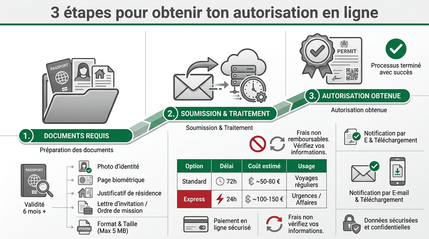 Demande de visa électronique pour le Maroc en ligne