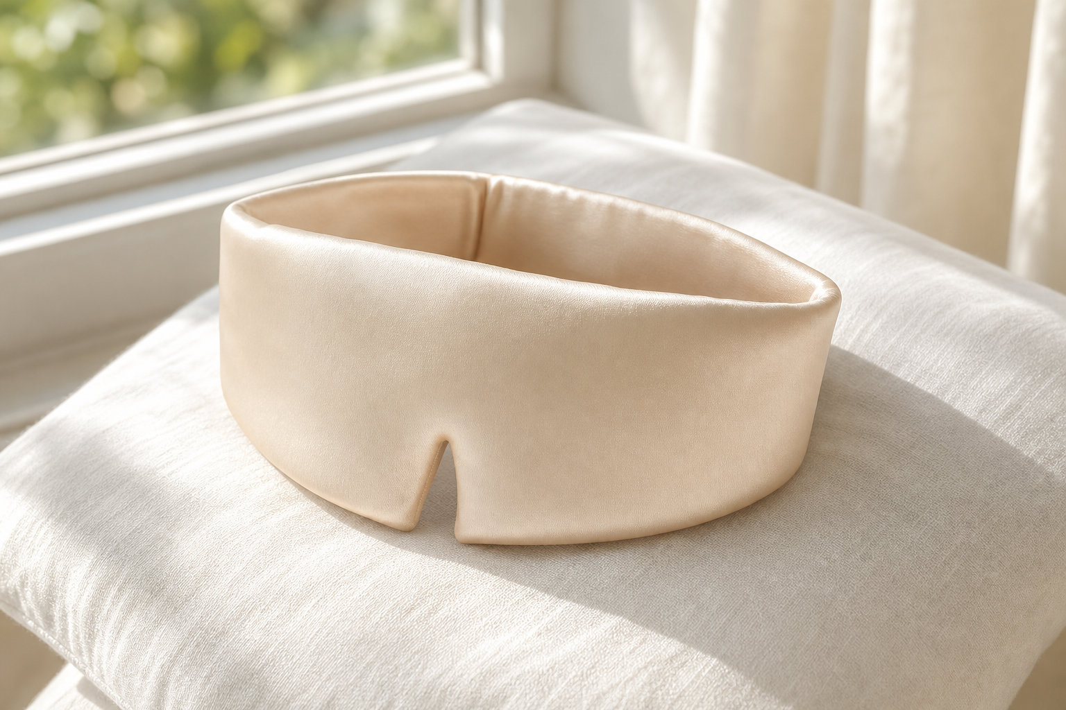 Masque de sommeil en soie - Nº29 Joie de vivre