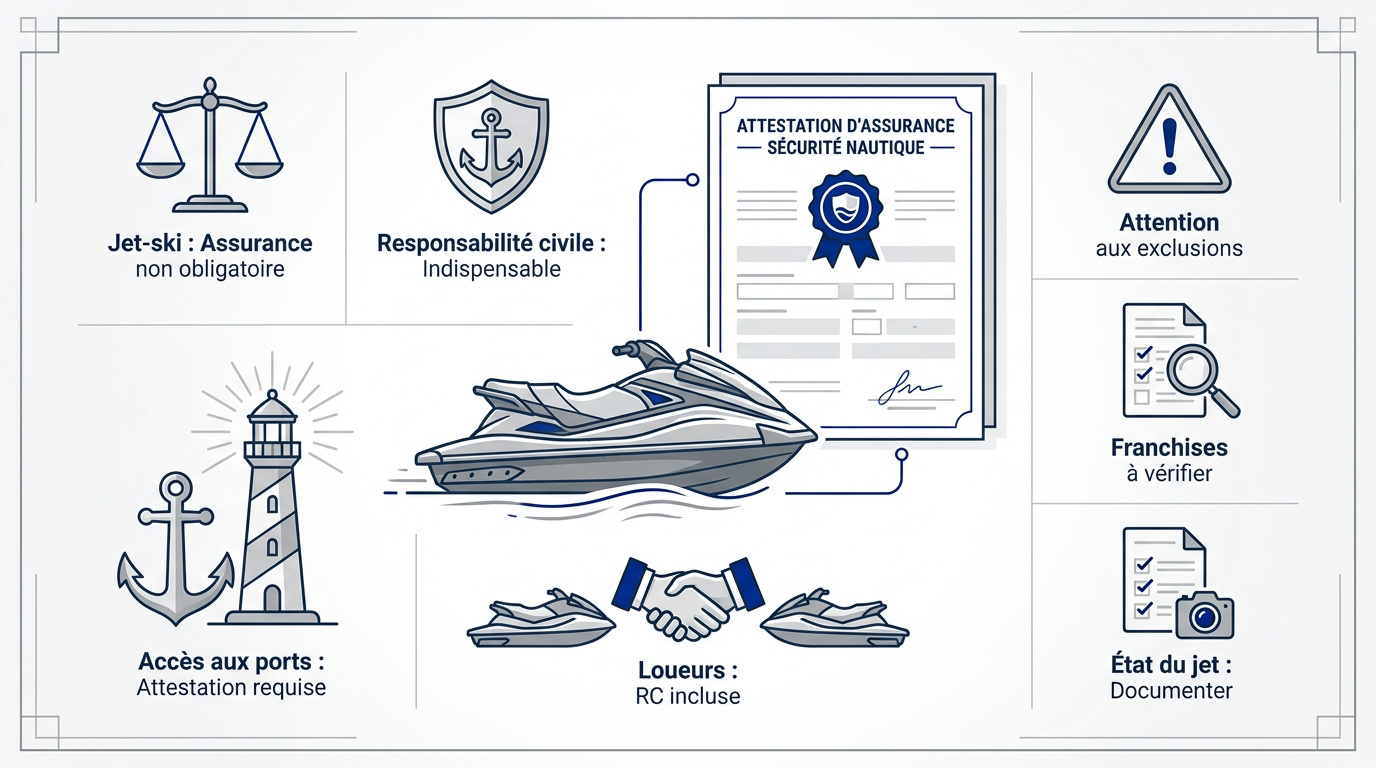 Sécurité nautique et assurance jet-ski en mer