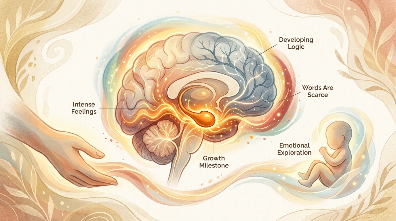 Milo and the Feeling That Arrived Early 1 Toddler brain development and emotions
