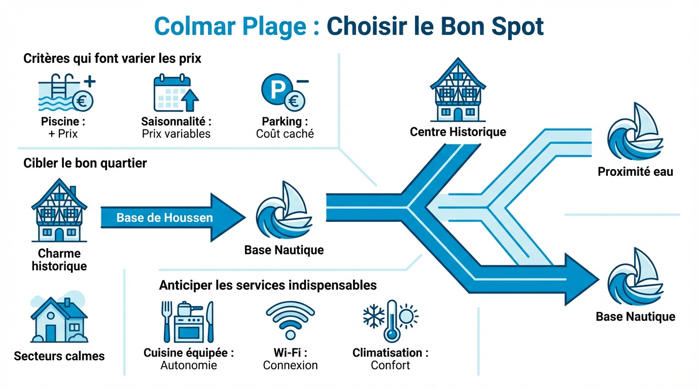 Odysalis Trouver votre hébergement à Colmar plage en 2026
