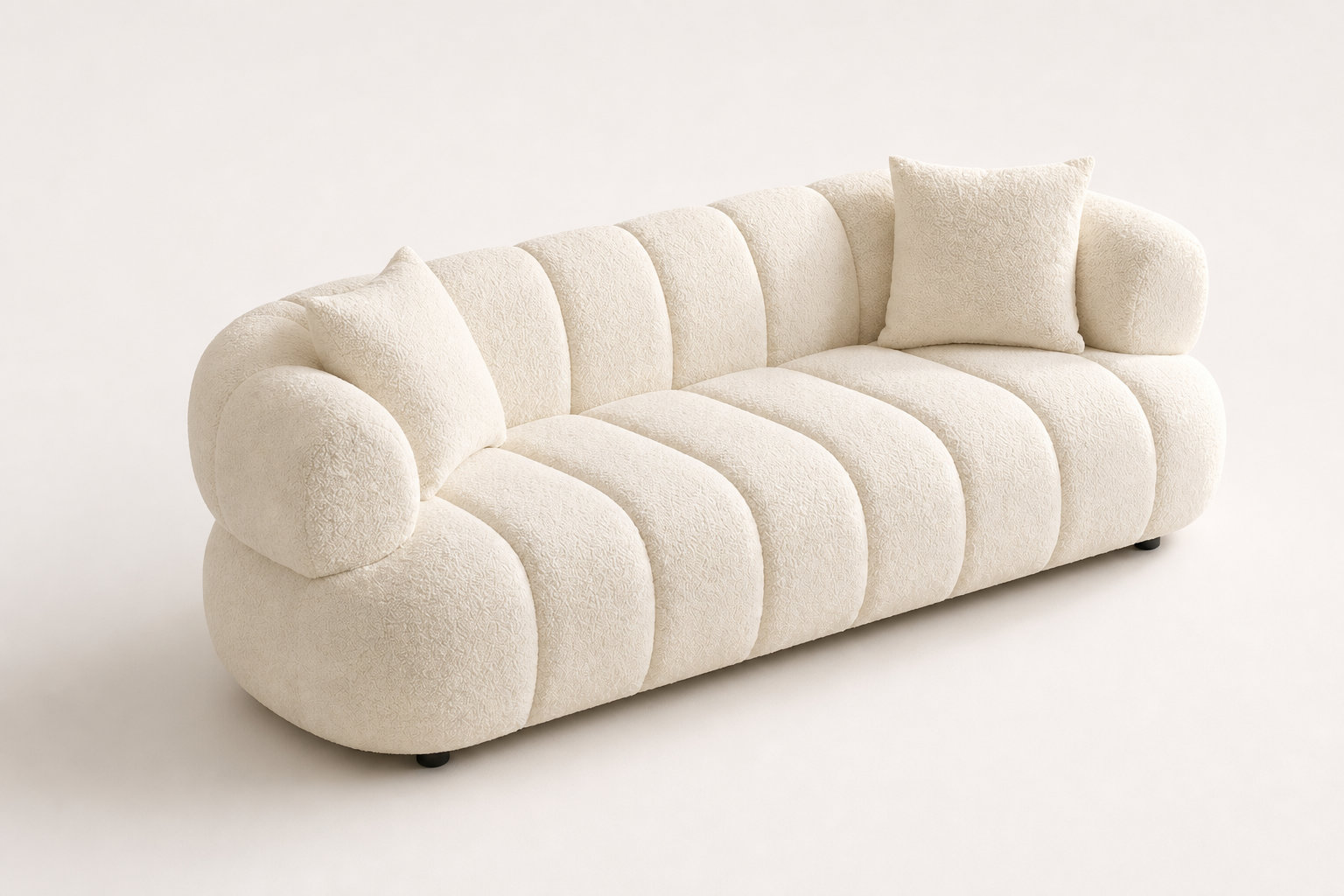 Modèle COLIANI : le charme du matelassage blanc cassé