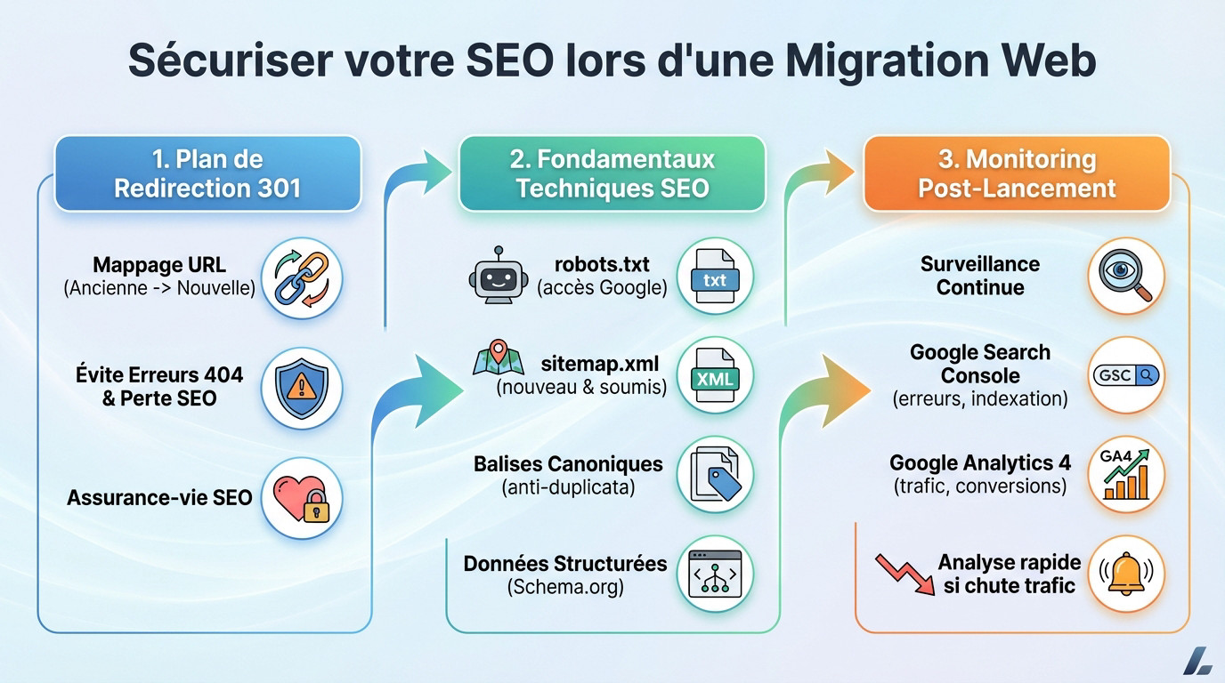 Sécuriser le référencement naturel et le trafic lors d'une migration PrestaShop