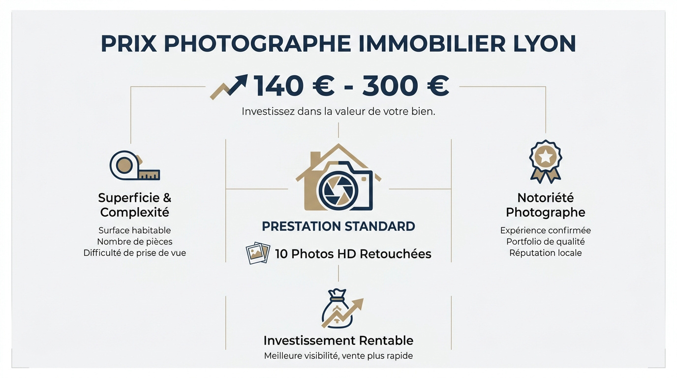 Tarifs photographie immobilière Lyon