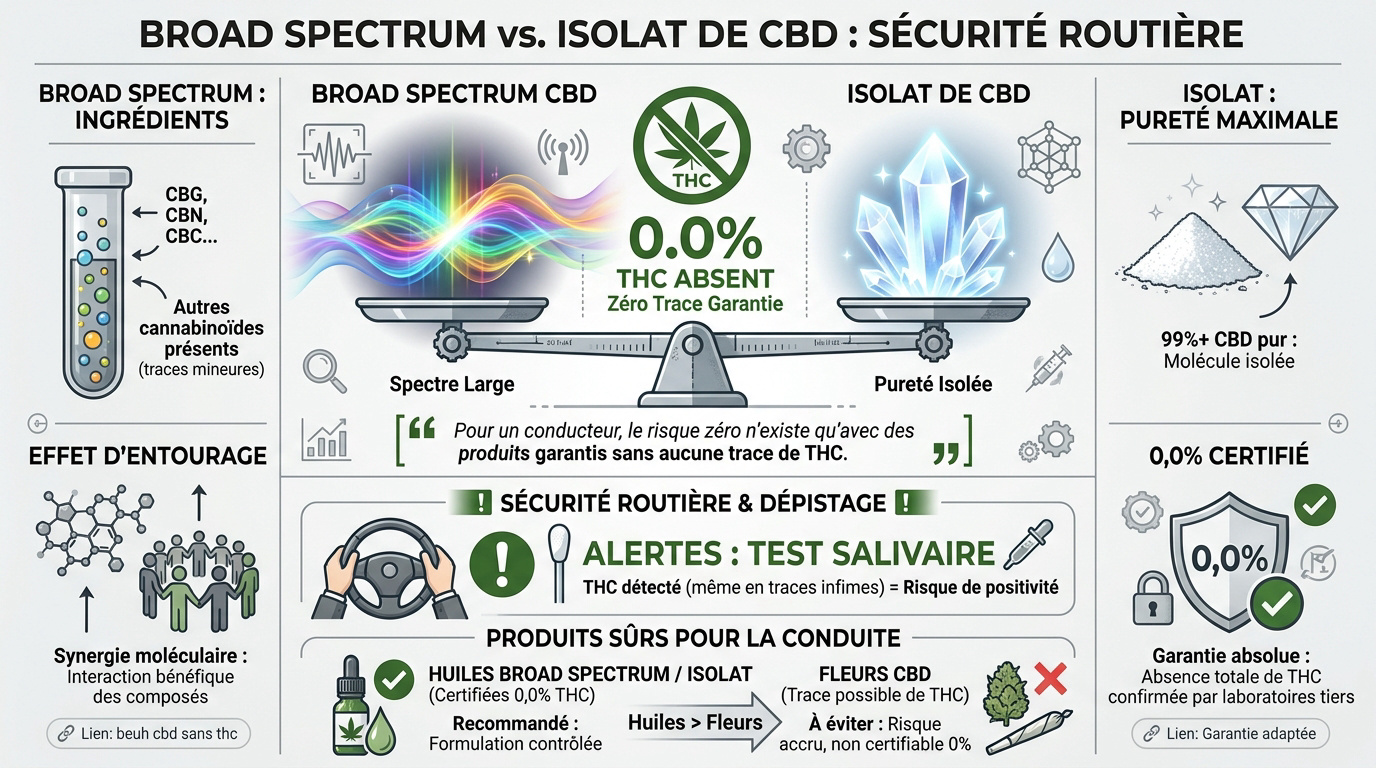 Procédé d'extraction CO2 supercritique et chromatographie pour garantir 0,0 % THC
