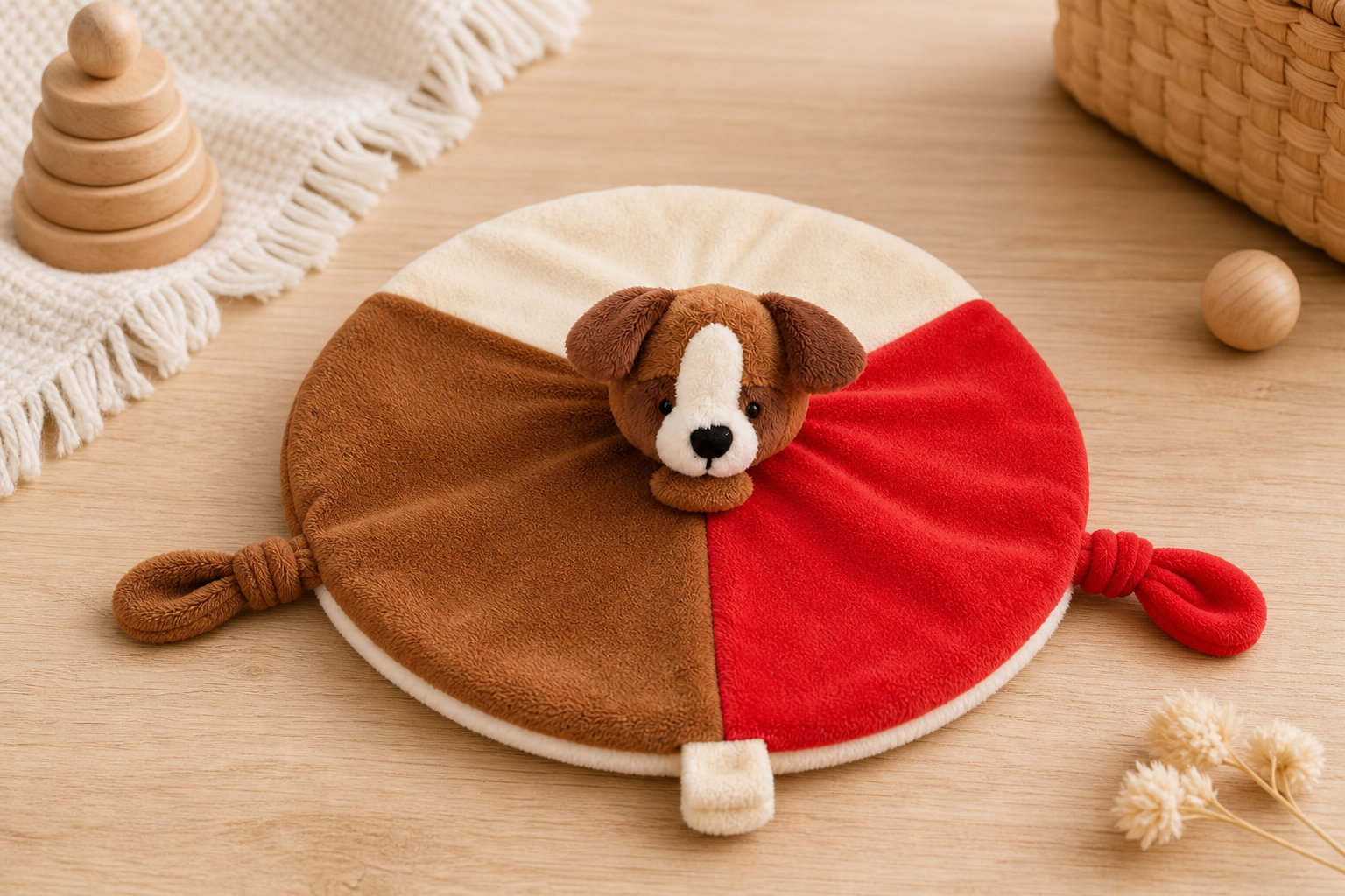 Doudou saint-bernard : la protection d'un ami aux couleurs chaudes