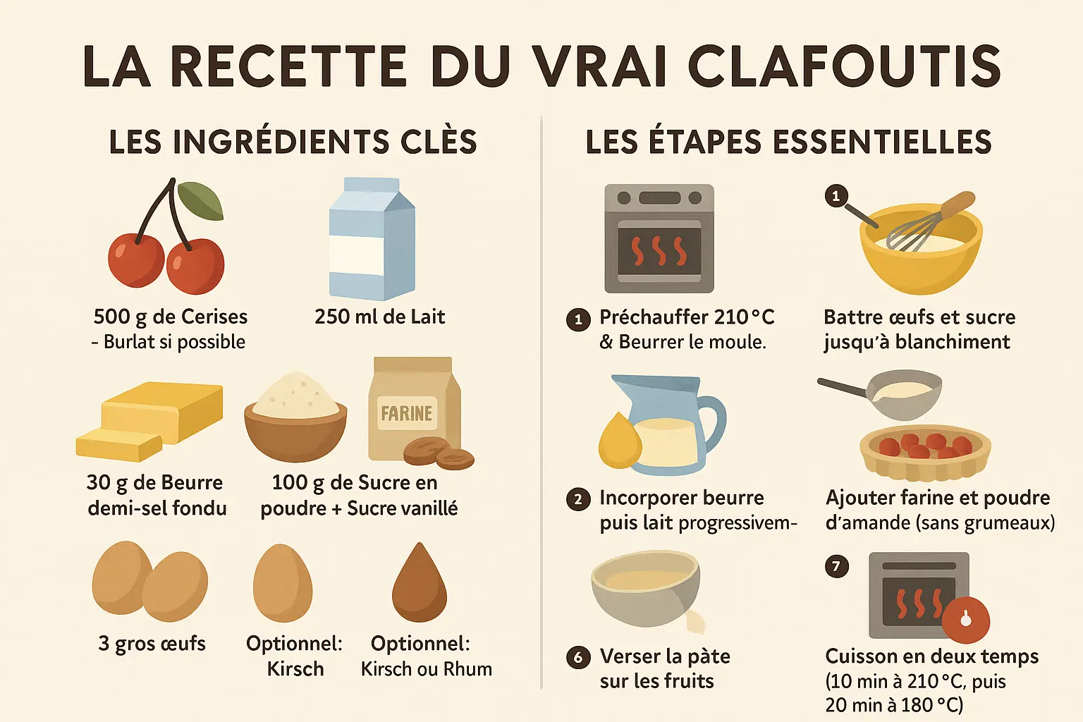 Clafoutis aux cerises maison