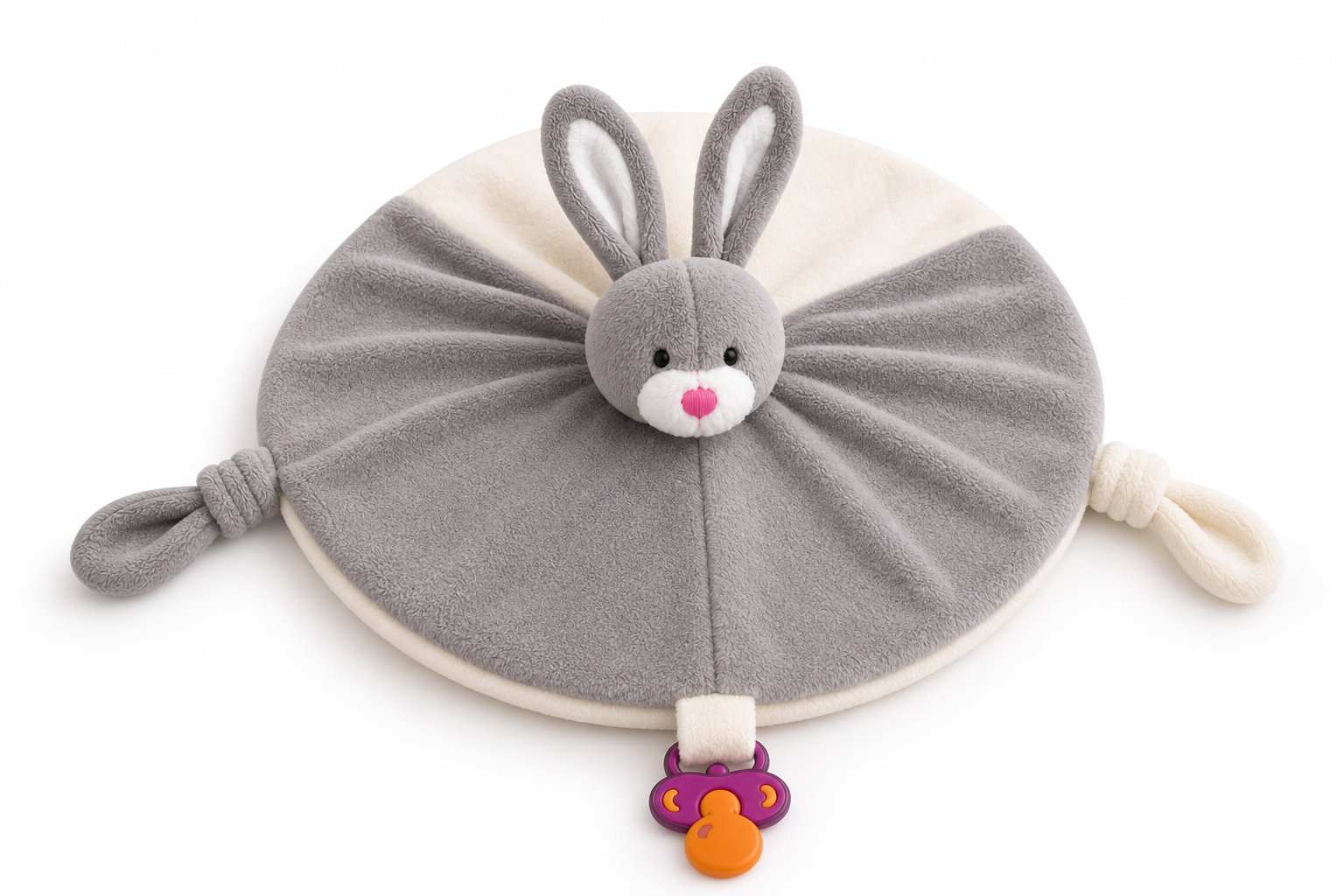 Doudou Lapin Gris pour une élégance sobre
