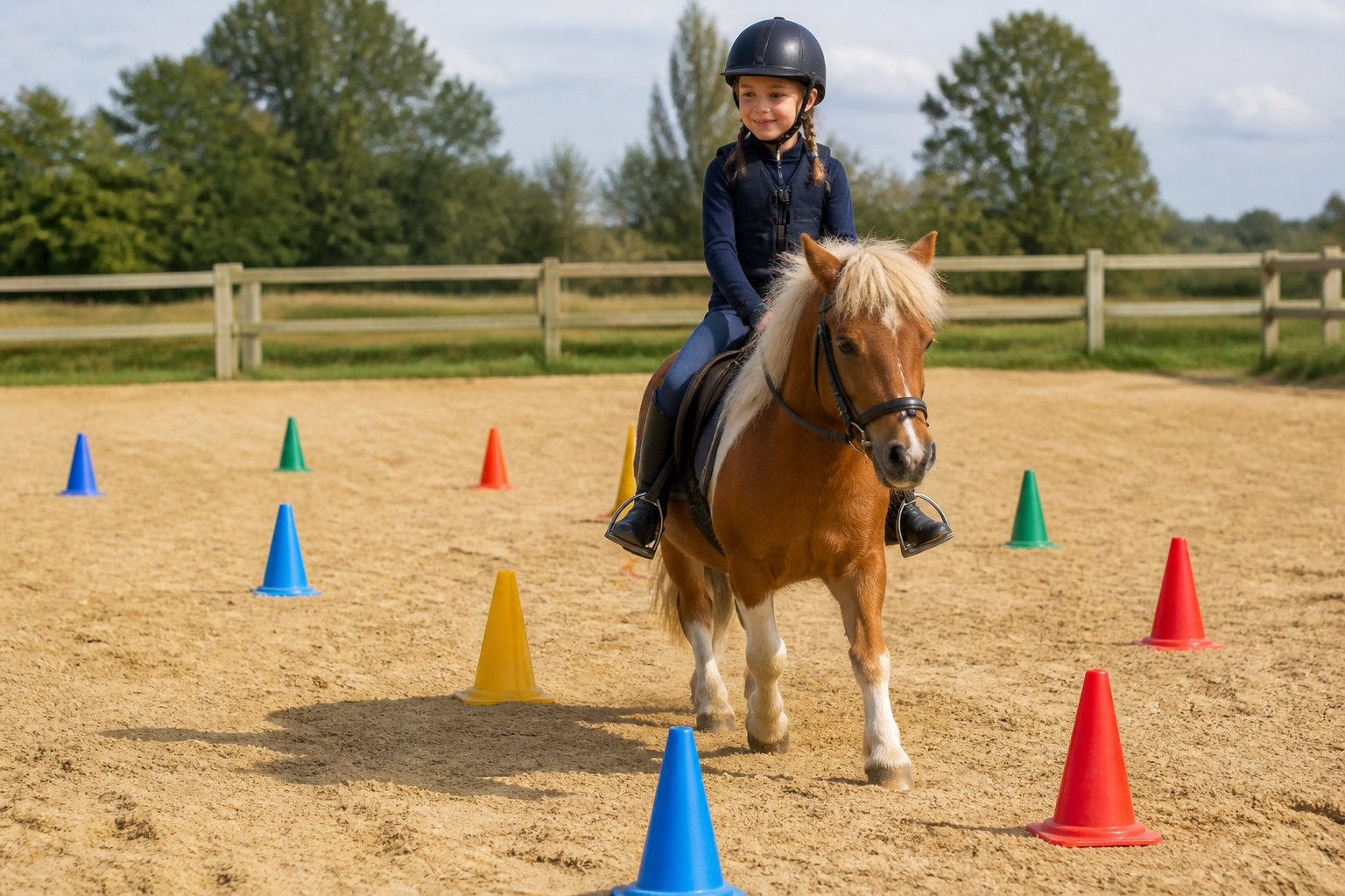 Organisation des leçons et progression : du débutant au galop 7