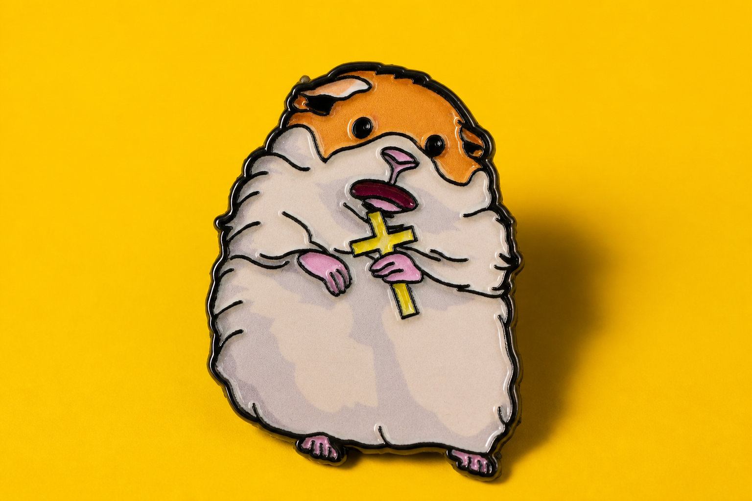 Screaming Hamster Pin: The Ultimate Meme Accessory