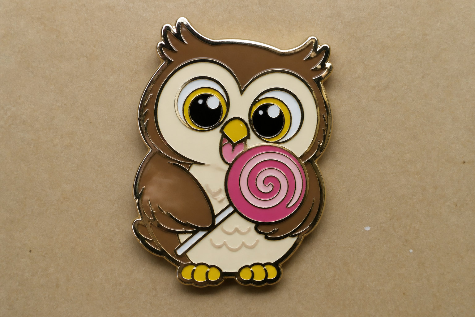 I Know How Many Licks It Takes Owl Pin for Wit