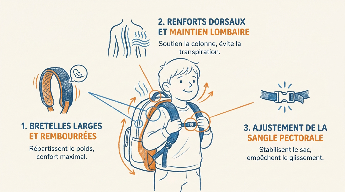 Cartable garçon CP : solide et facile à porter Conseils ergonomiques pour le choix d'un cartable de garçon en CP