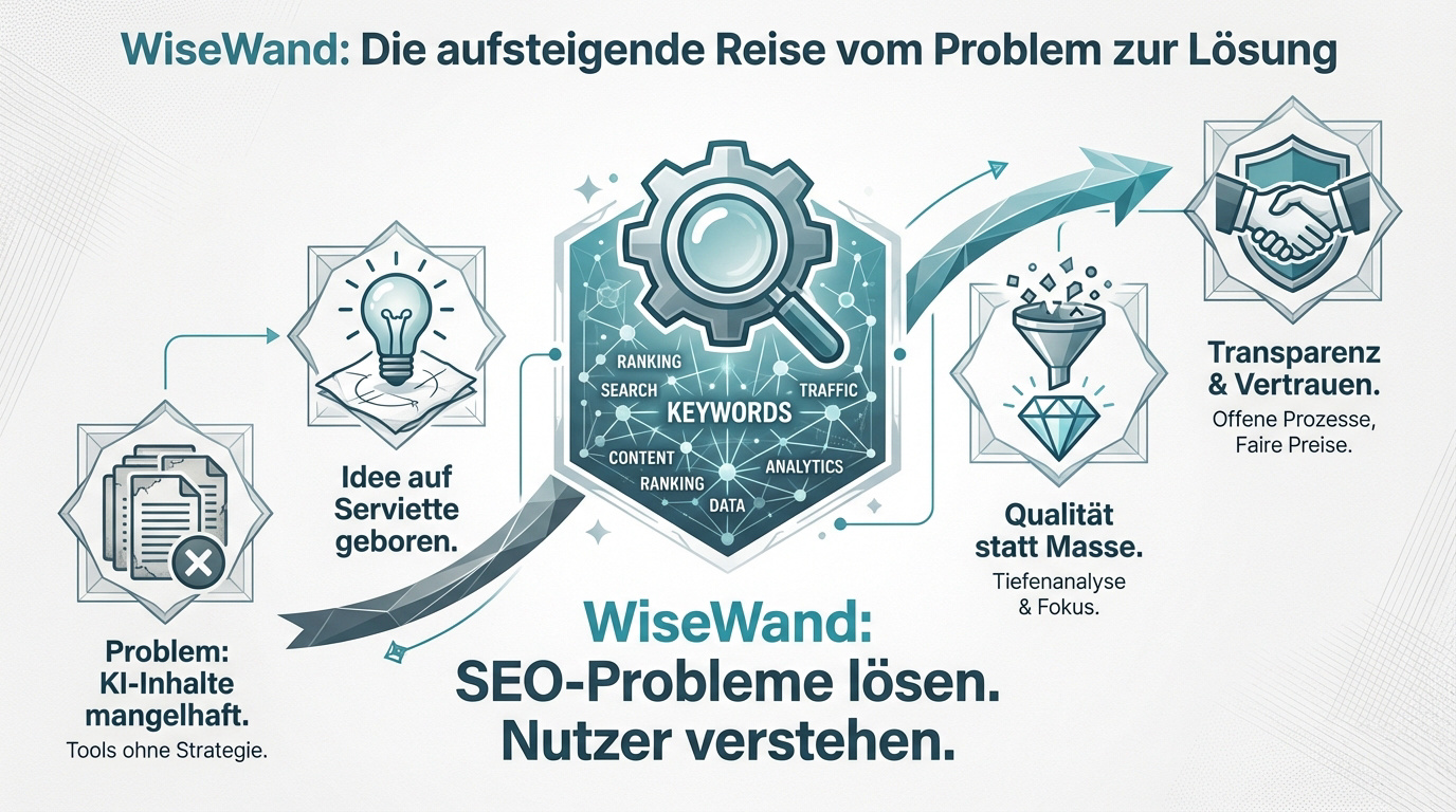 WiseWand Entwicklung vom SEO Problem zur KI Lösung