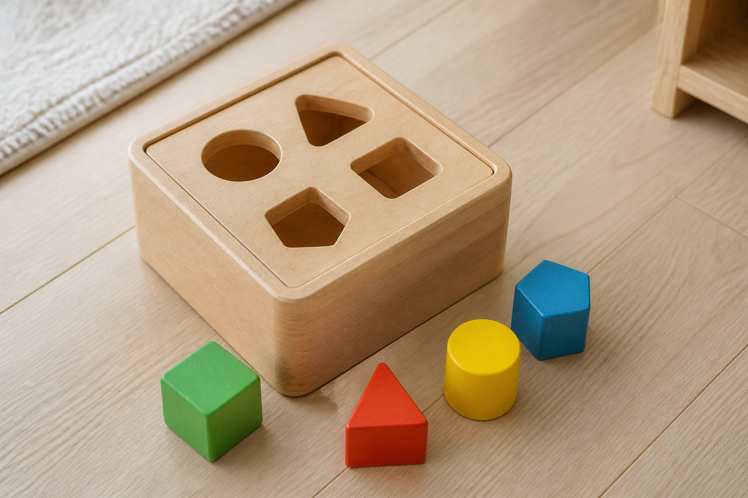 Puzzle encastrable : le défi des formes pour vos petits