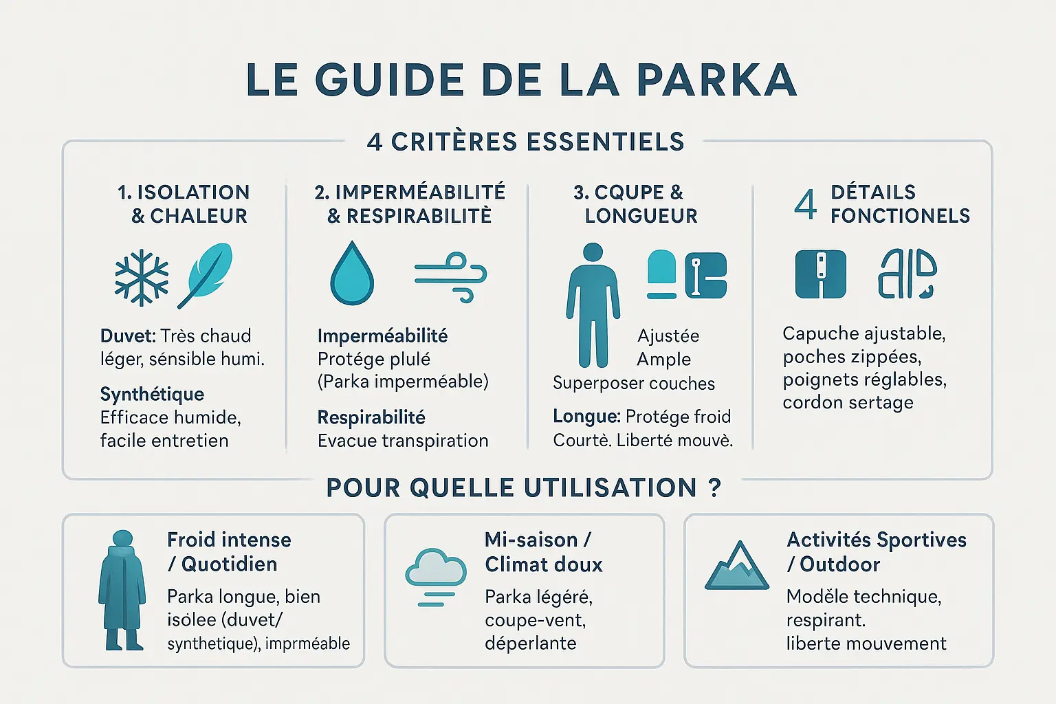 <strong>Guide pour choisir sa parka idéale</strong>