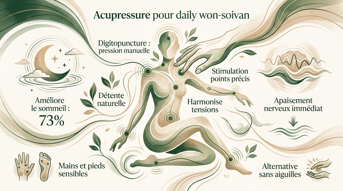 Point acupression : tout ce qu'il faut savoir Séance d'acupression relaxante pour le bien-être quotidien