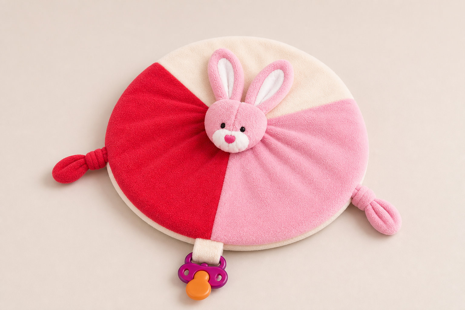 Doudou Lapin Rose et tendre pour une naissance féminine
