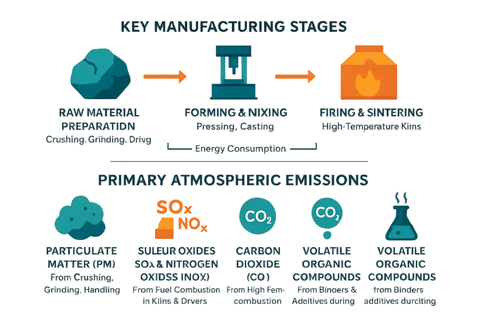 Refractory manufacturing emissions overview