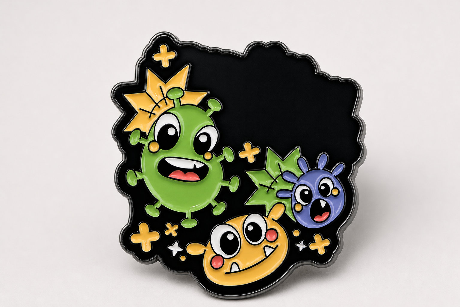 Laugh Off the School Germs With an Infection Control Bacteria Pin
