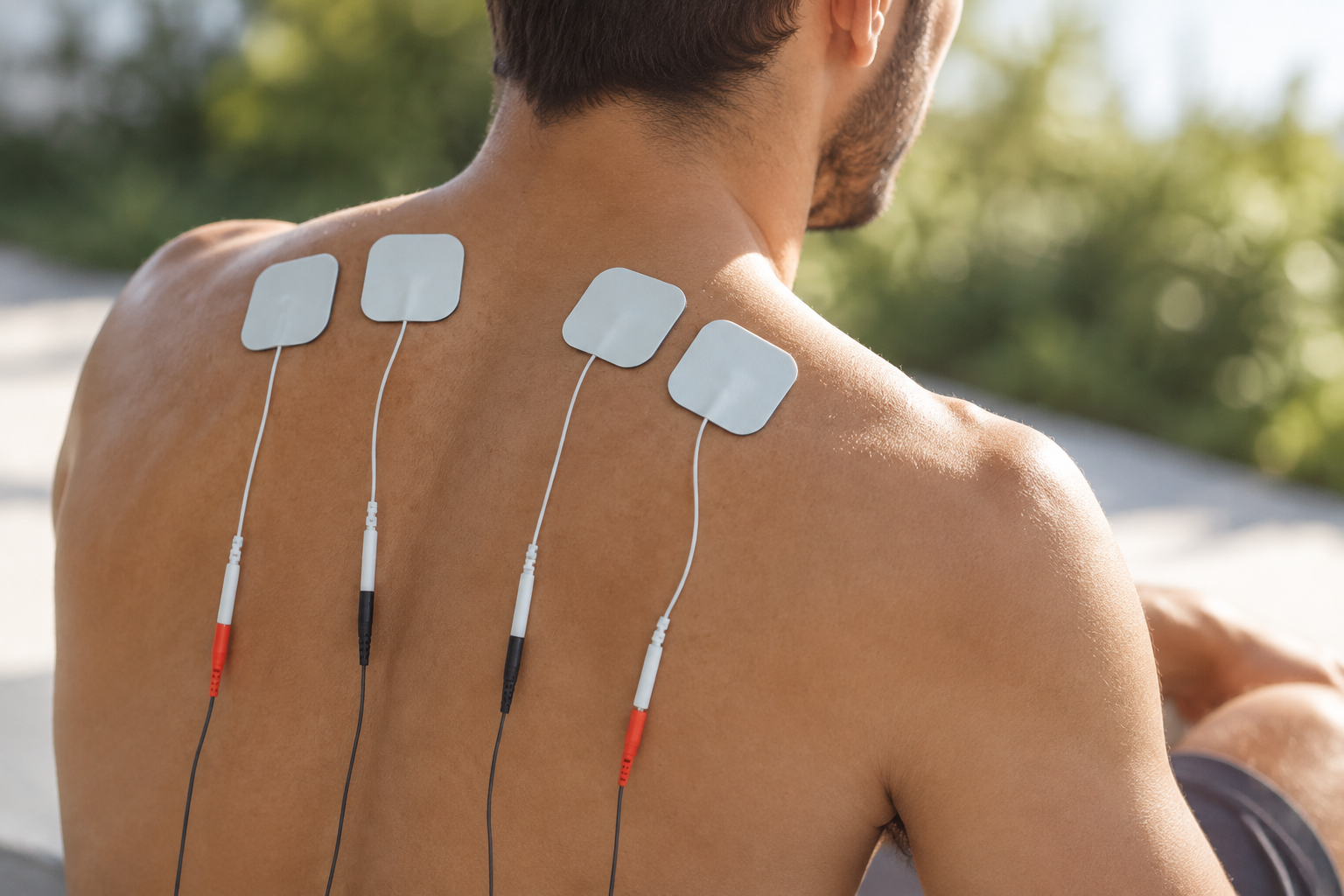 Boîtier TENS de neurostimulation transcutanée, prescriptible par un kinésithérapeute.