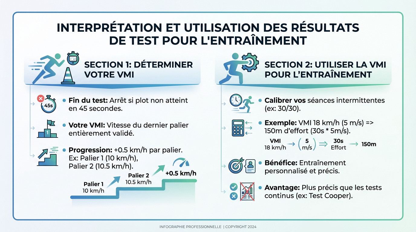 Athlète et coach analysant les données de Vitesse Maximale Intermittente sur piste d'athlétisme