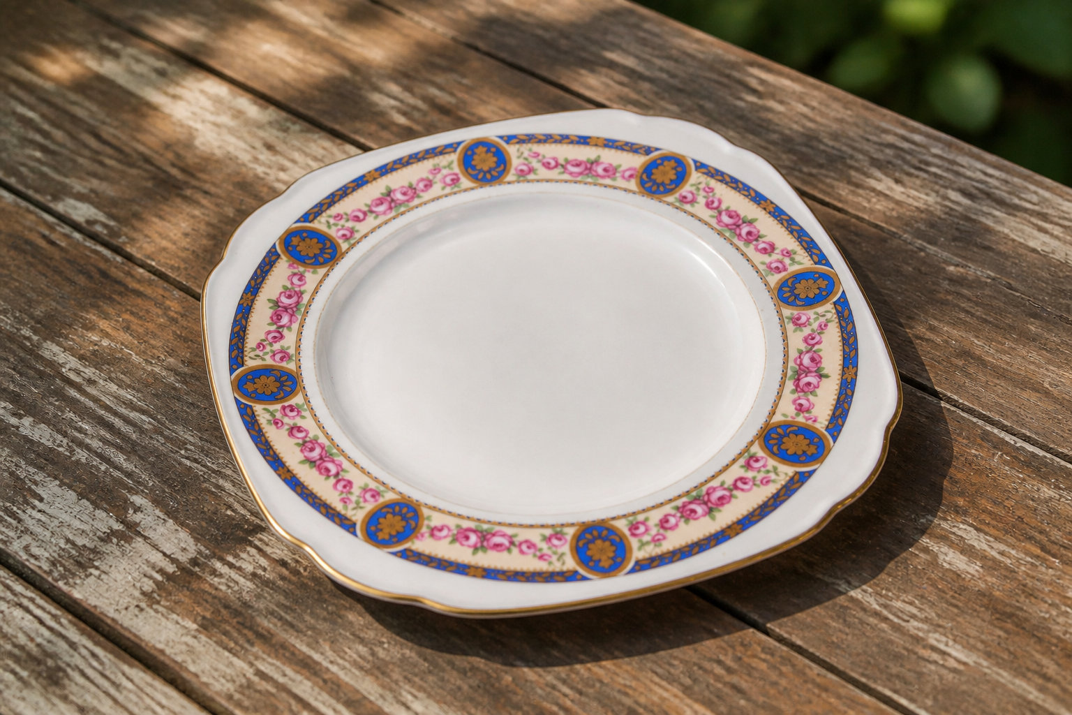 L'audace des petites assiettes carrées en porcelaine allemande 🌸