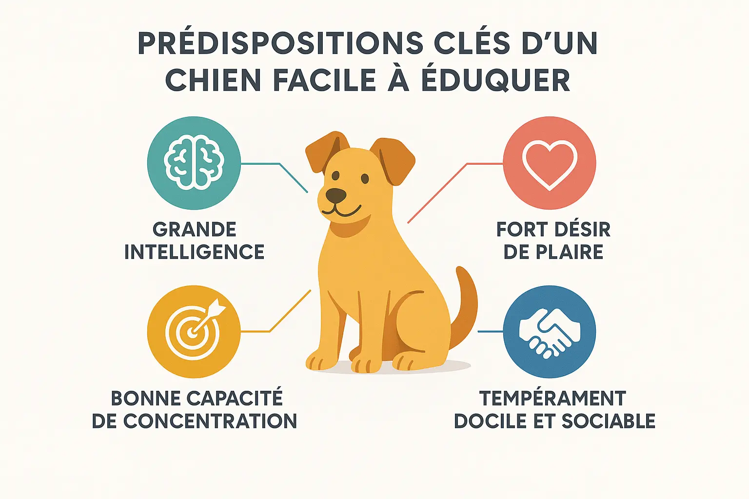Chiens faciles à éduquer : intelligence et docilité