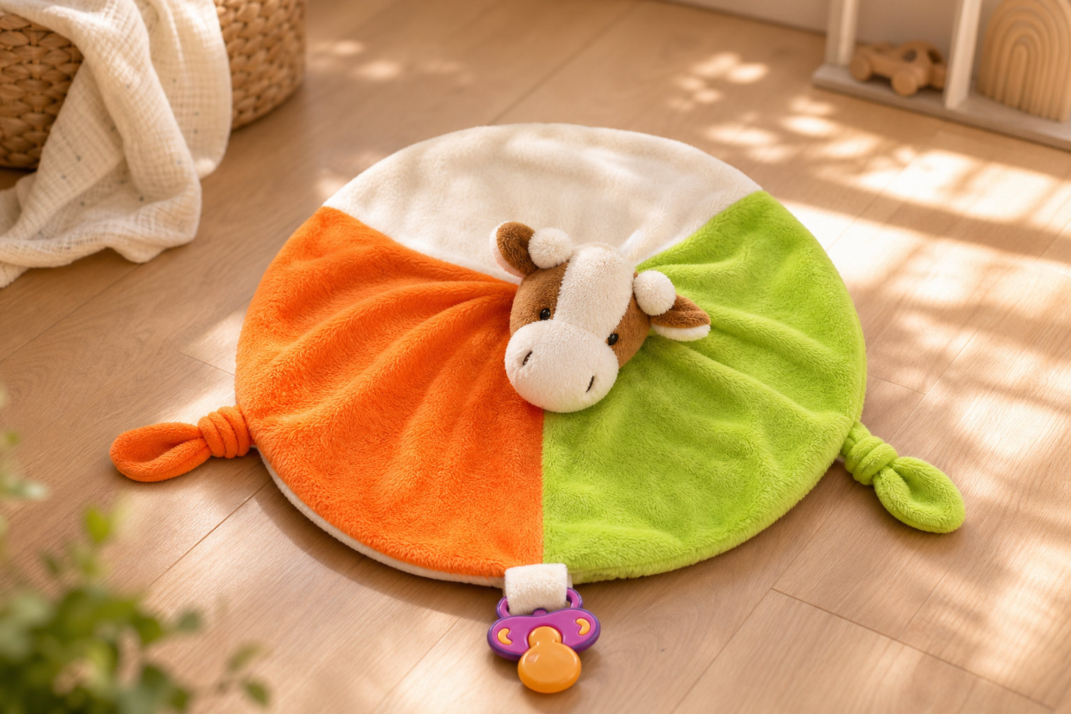 Doudou vache à câliner sans modération