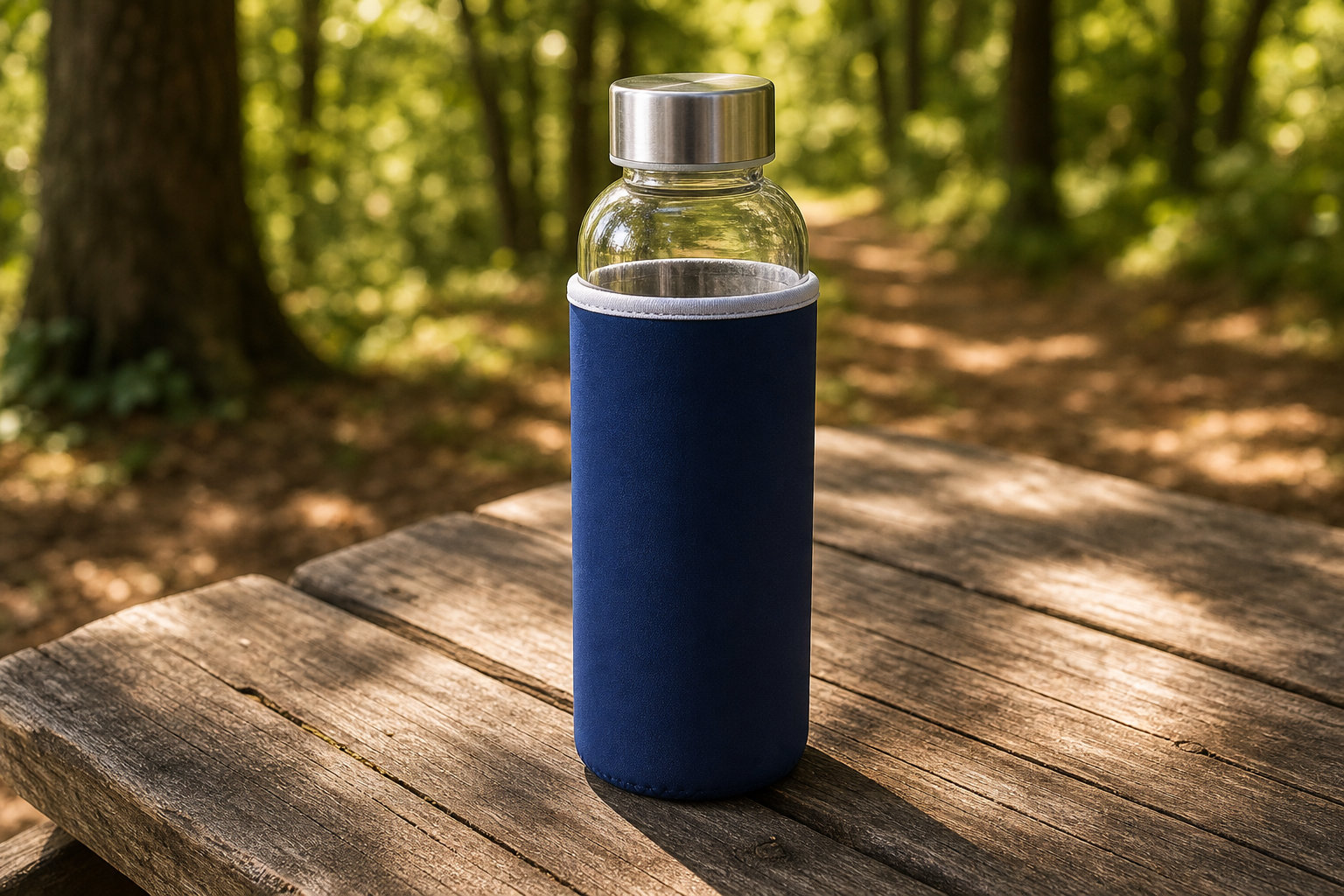 Gourde de sport en verre : la légèreté sans plastique