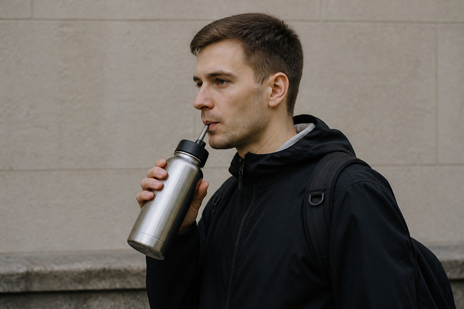 FlowBottle : l'inox avec paille pour une hydratation fluide