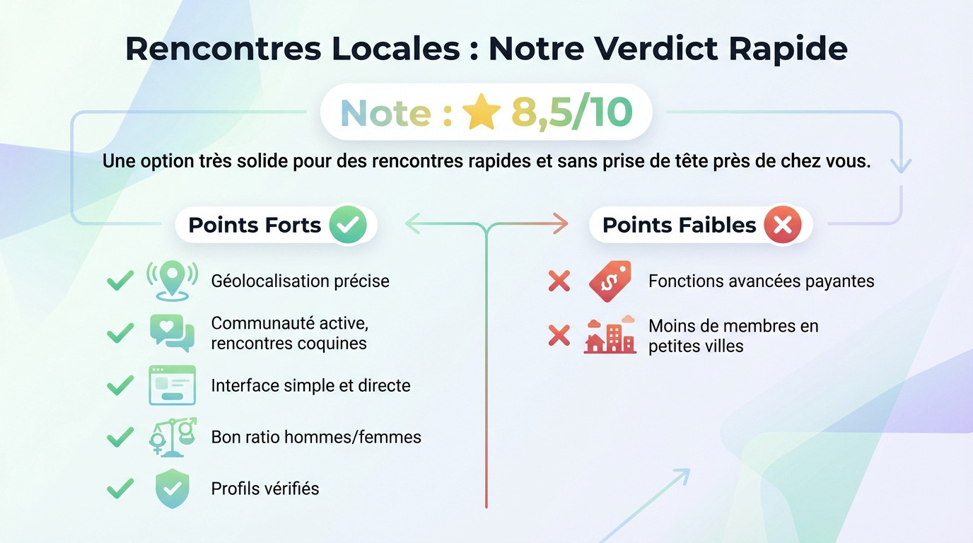 Résumé avis Rencontres Locales verdict et note