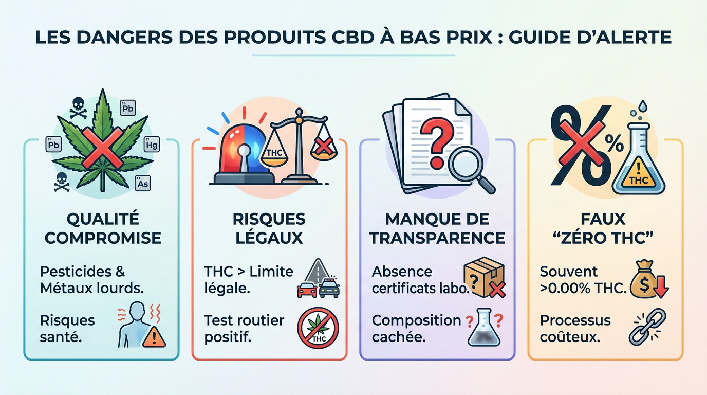 Analyse de la qualité et pureté d'une huile de CBD en laboratoire