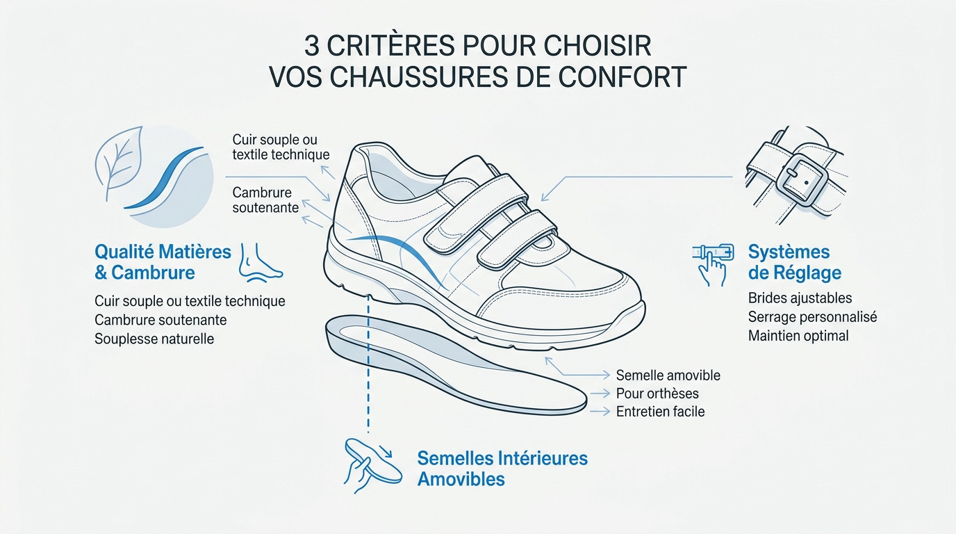 Sélection de mules orthopédiques confortables en cuir souple
