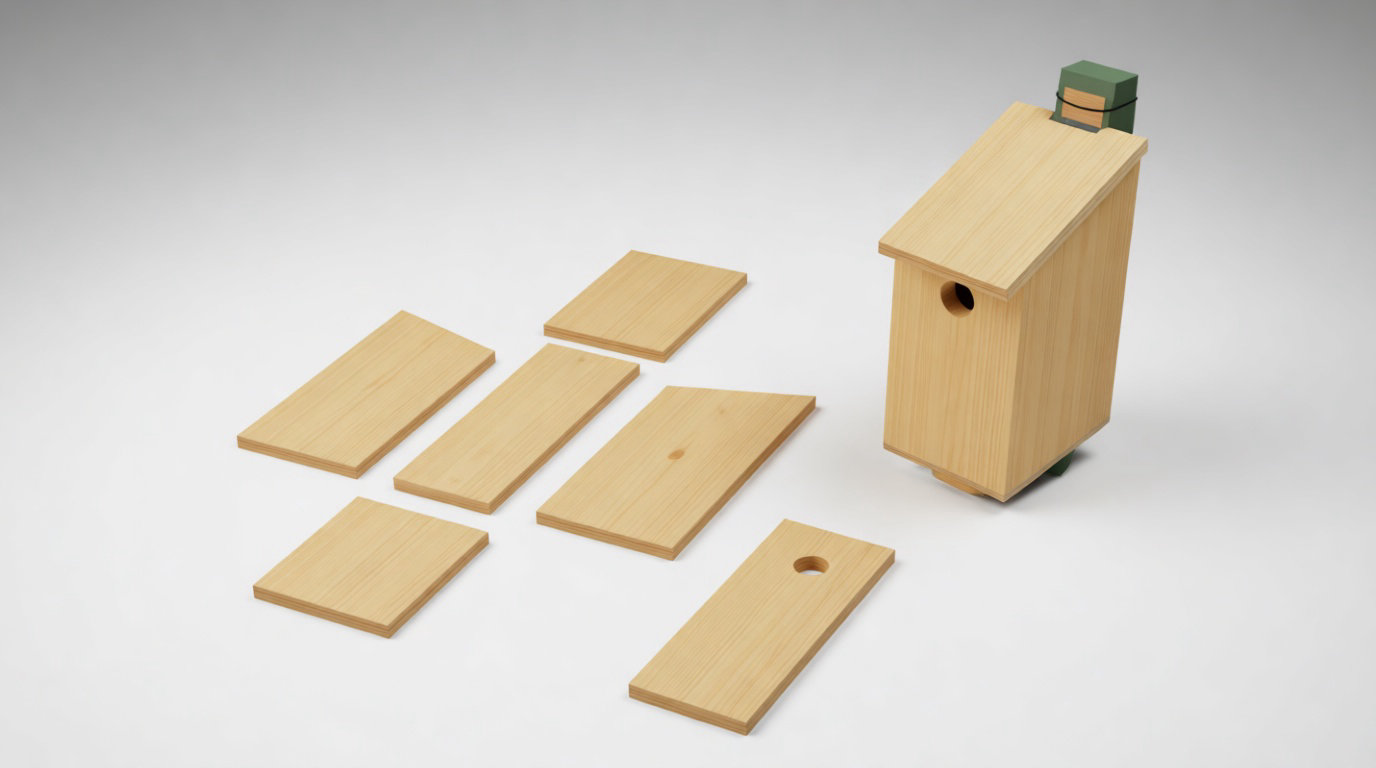 Guide de montage pour un abri adapté à chaque espèce