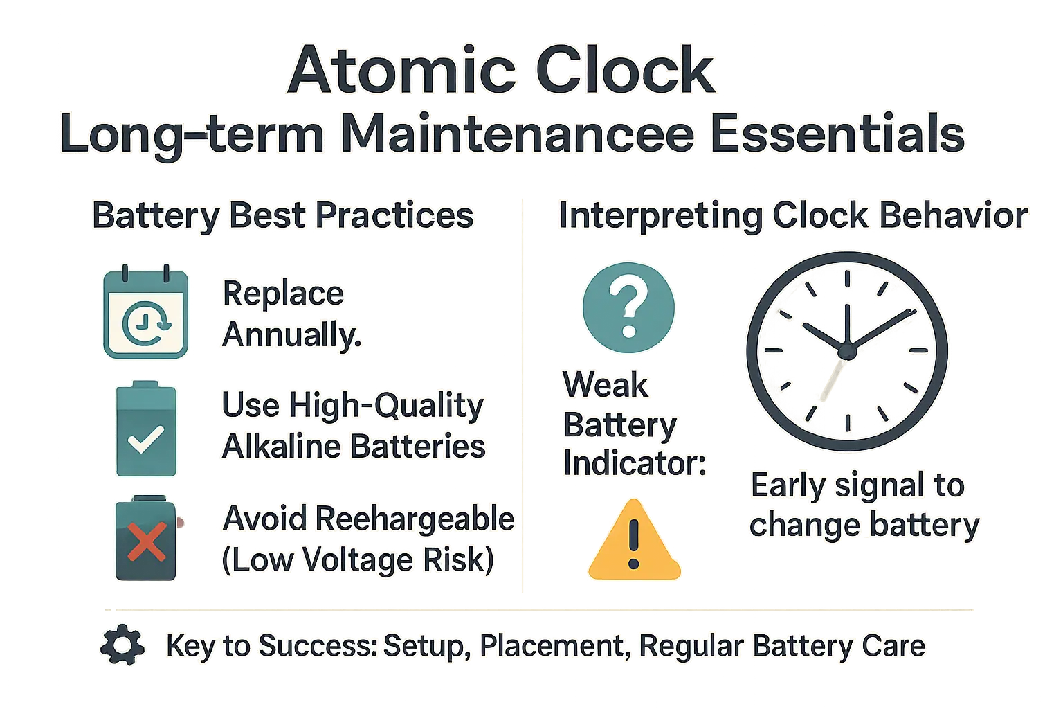 <strong>Atomic clock maintenance guide</strong>