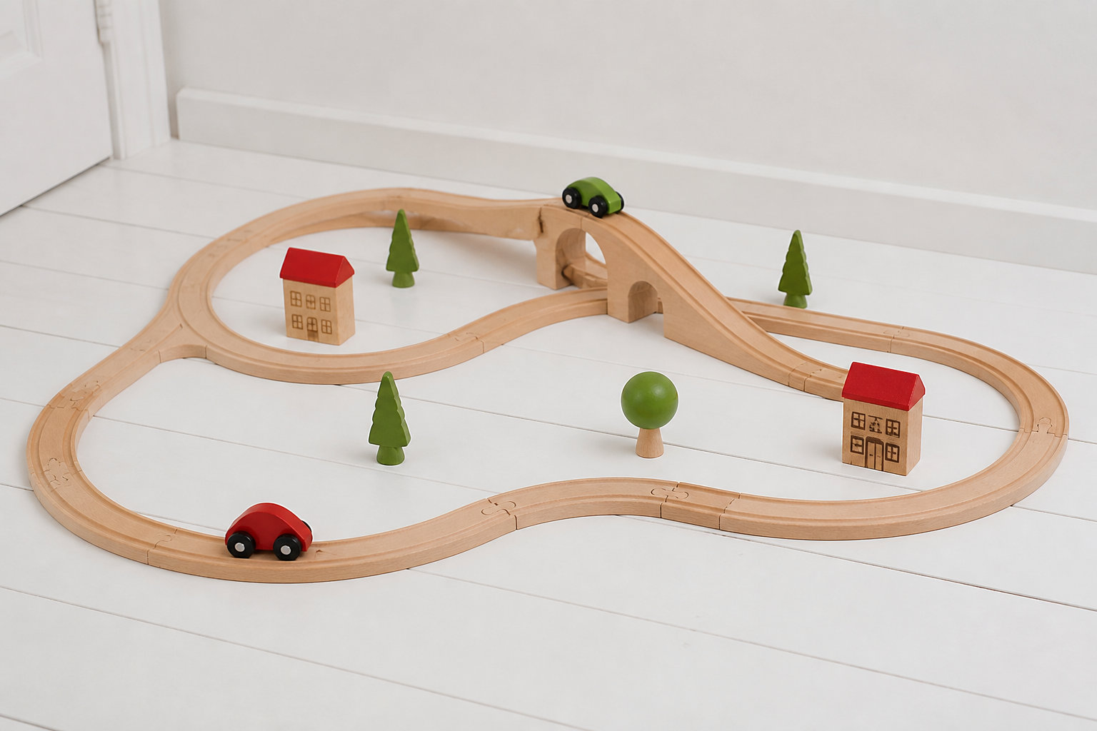 Circuit de voiture Montessori : améliorer la concentration