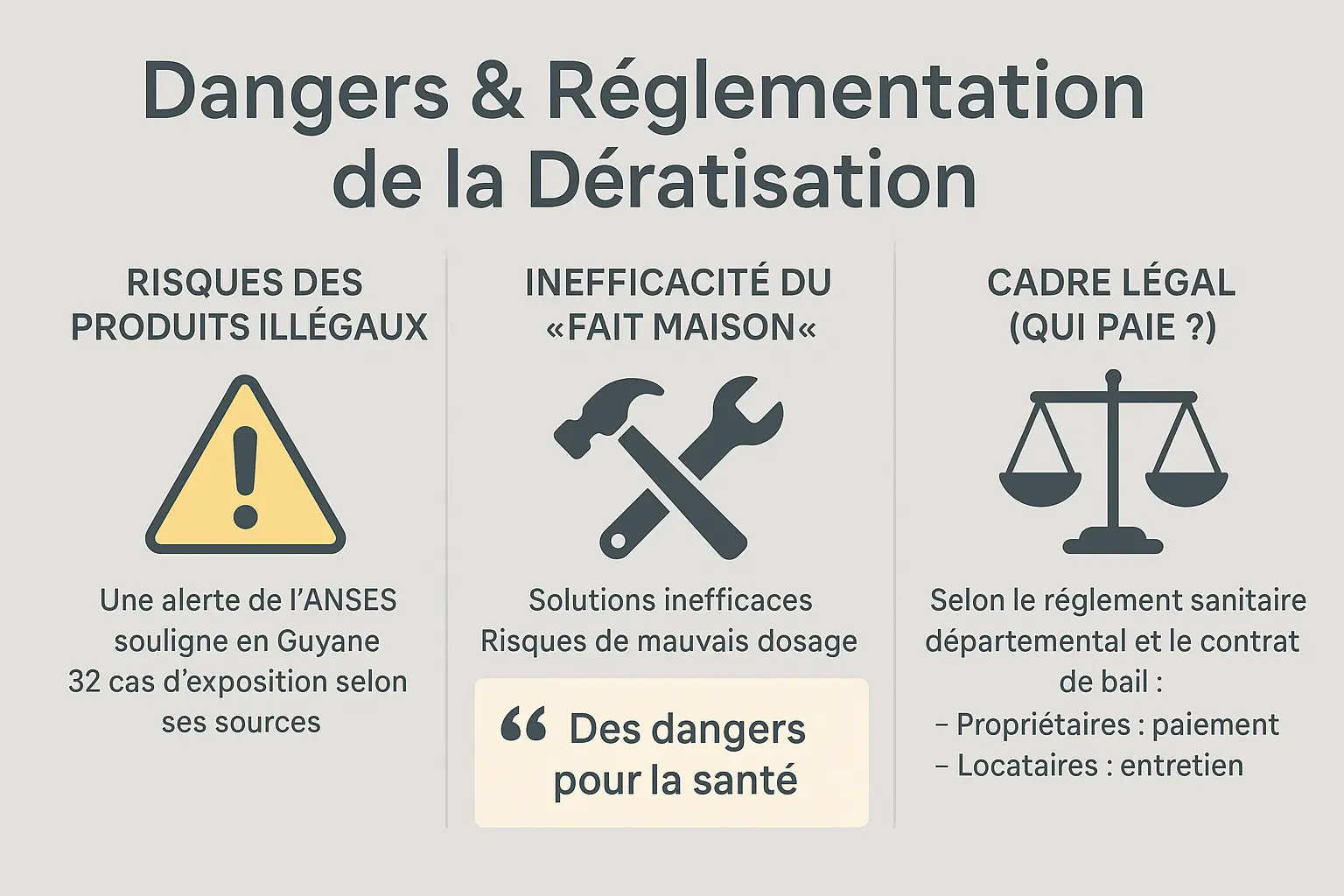 Dangers des méthodes non professionnelles en Guyane
