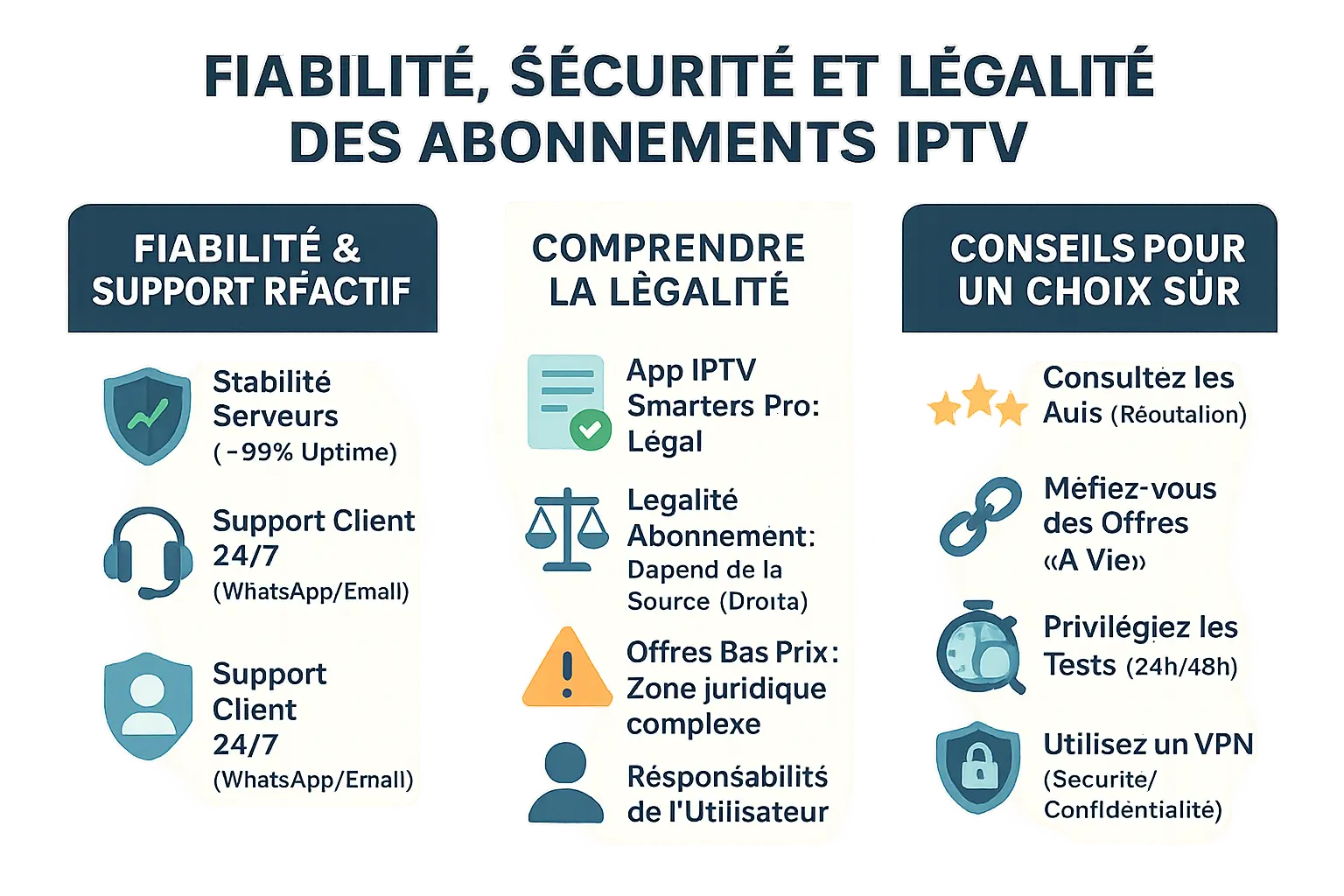 IPTV Smarters Pro - Sécurité et Légalité