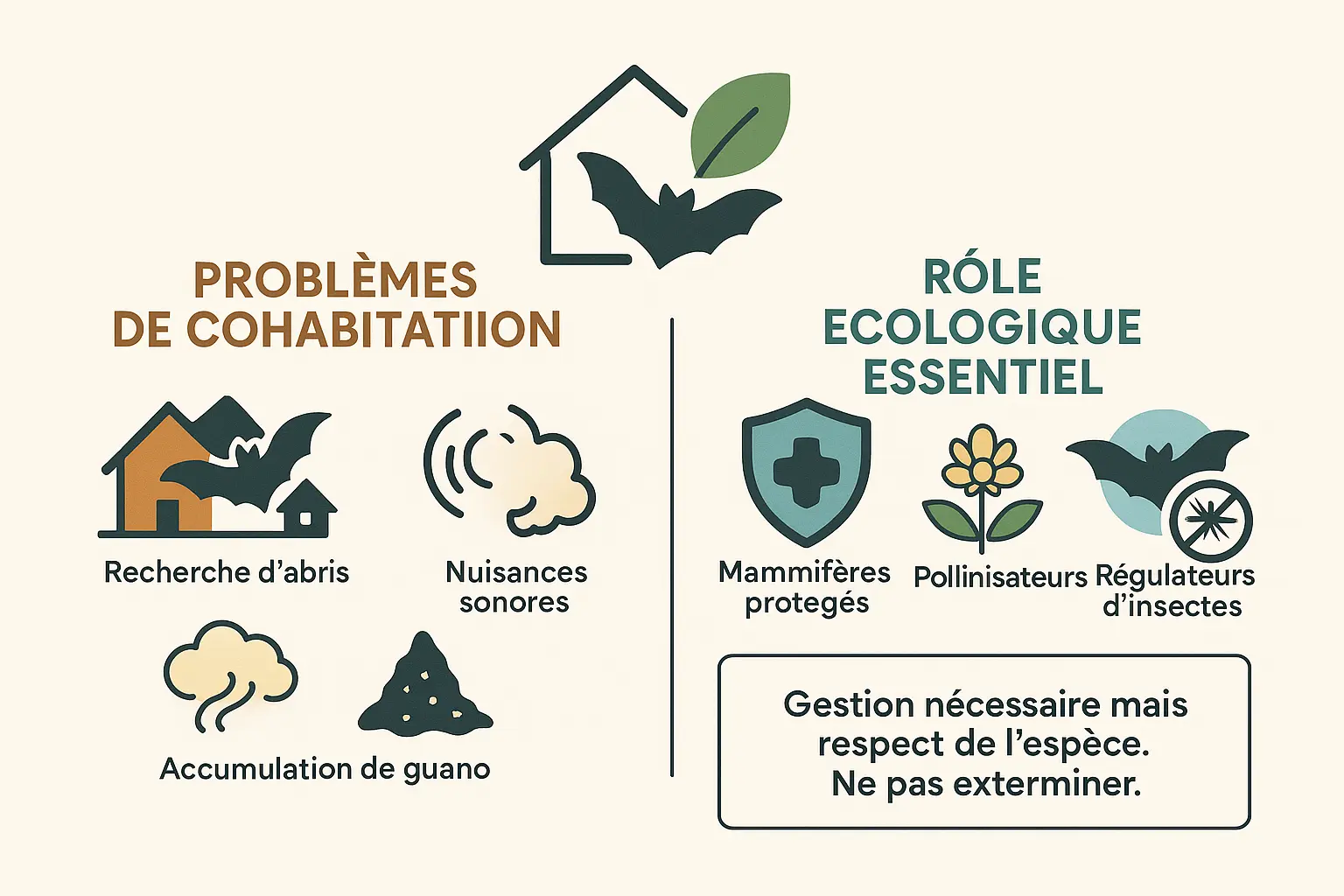 Chauve-souris en vol sur Saint-Martin