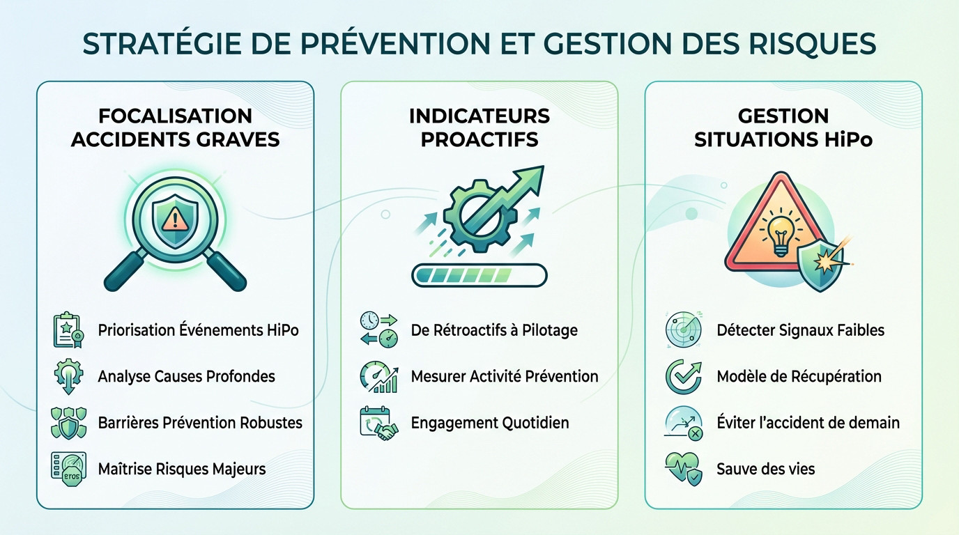 Schéma illustrant la stratégie de prévention et la gestion des risques méthodologiques