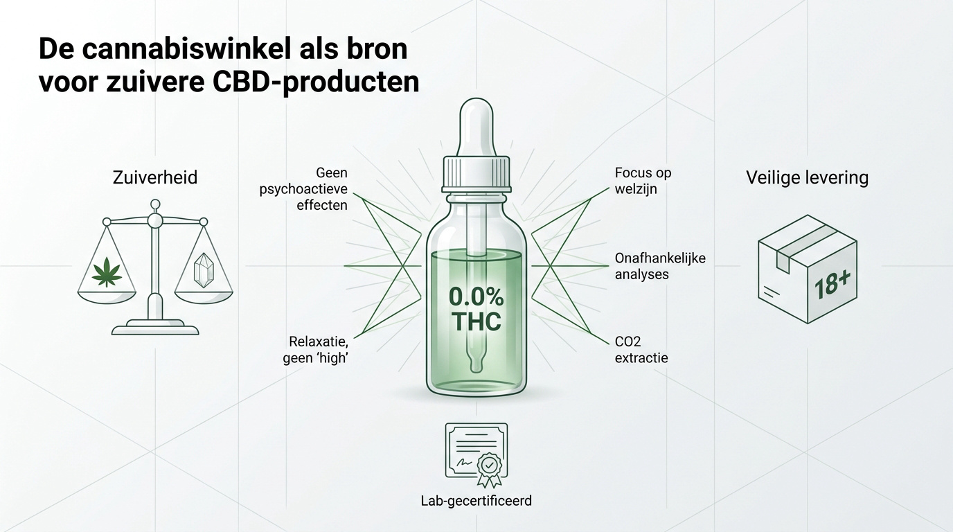 Zuivere CBD-producten met laboratoriumcertificering voor kwaliteit en veiligheid