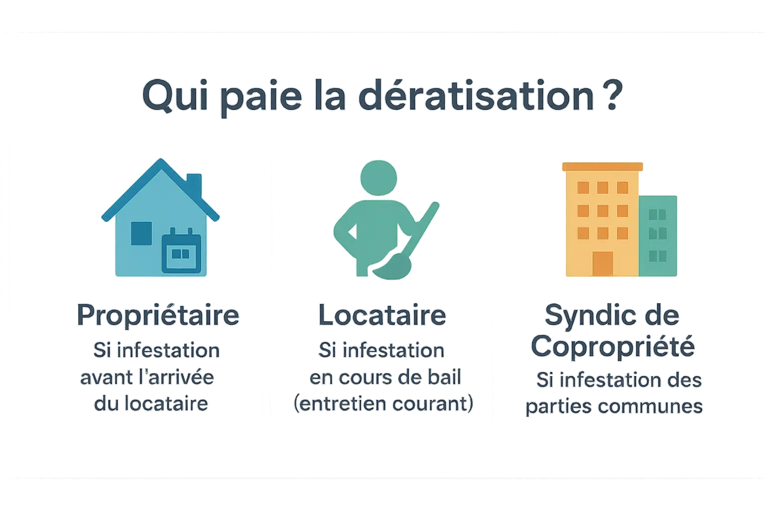 Illustration de responsabilités en matière de dératisation