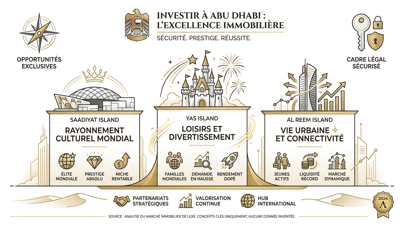 Acheter un appartement à Abu Dhabi : le guide complet pour investir en 2026 3 - Dubai Immobilier Appartement de luxe avec vue sur la mer à Abu Dhabi