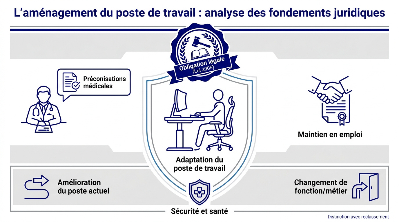 Analyse juridique et ergonomique de l'aménagement du poste de travail en entreprise