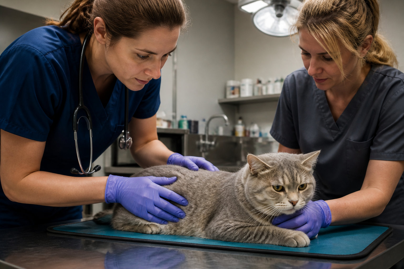 L'occlusion intestinale chez le chat constitue une urgence absolue