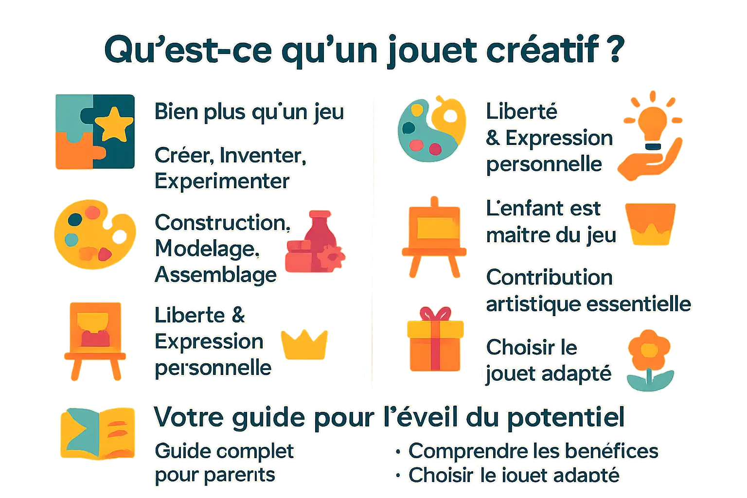 Jouets créatifs : un guide pour éveiller le potentiel